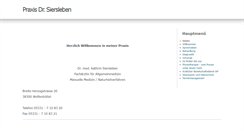Desktop Screenshot of praxis-siersleben.net